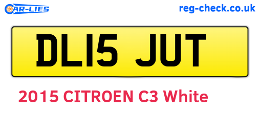 DL15JUT are the vehicle registration plates.