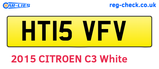 HT15VFV are the vehicle registration plates.
