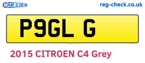 P9GLG are the vehicle registration plates.