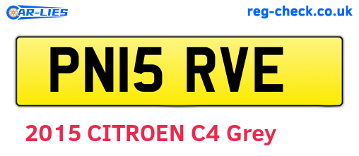 PN15RVE are the vehicle registration plates.