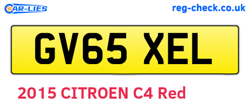 GV65XEL are the vehicle registration plates.