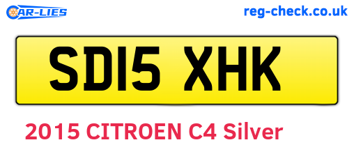 SD15XHK are the vehicle registration plates.