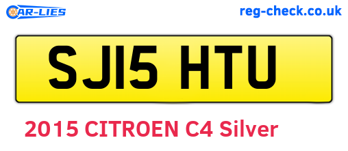 SJ15HTU are the vehicle registration plates.