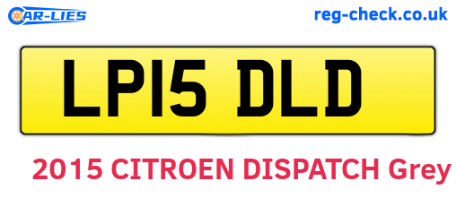 LP15DLD are the vehicle registration plates.