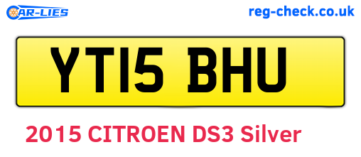 YT15BHU are the vehicle registration plates.