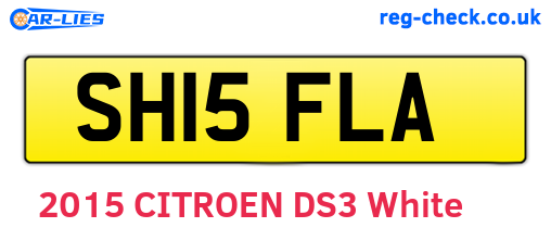 SH15FLA are the vehicle registration plates.