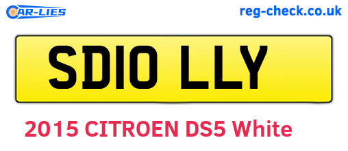 SD10LLY are the vehicle registration plates.