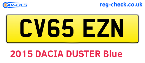 CV65EZN are the vehicle registration plates.