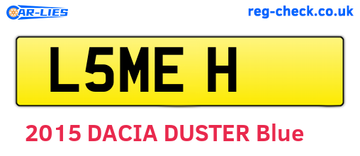 L5MEH are the vehicle registration plates.