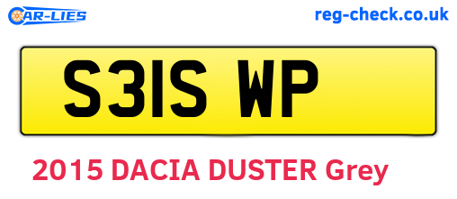 S31SWP are the vehicle registration plates.