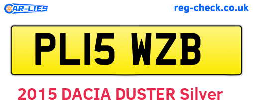 PL15WZB are the vehicle registration plates.
