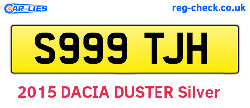 S999TJH are the vehicle registration plates.