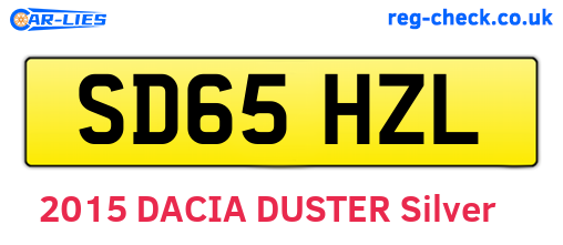 SD65HZL are the vehicle registration plates.