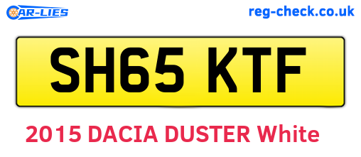 SH65KTF are the vehicle registration plates.