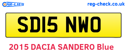 SD15NWO are the vehicle registration plates.