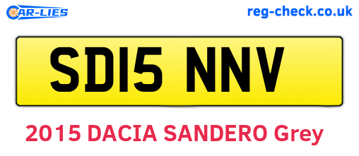 SD15NNV are the vehicle registration plates.