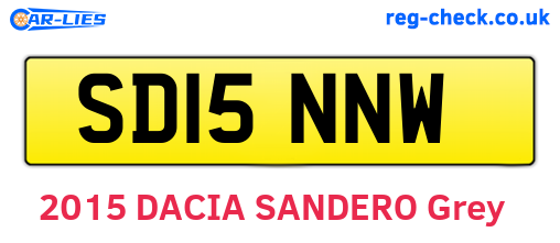 SD15NNW are the vehicle registration plates.