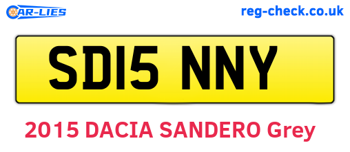 SD15NNY are the vehicle registration plates.