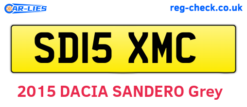 SD15XMC are the vehicle registration plates.