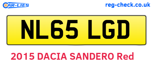 NL65LGD are the vehicle registration plates.