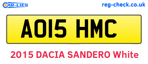 AO15HMC are the vehicle registration plates.