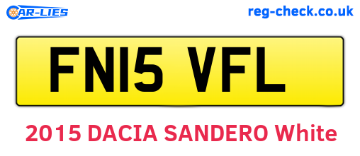 FN15VFL are the vehicle registration plates.
