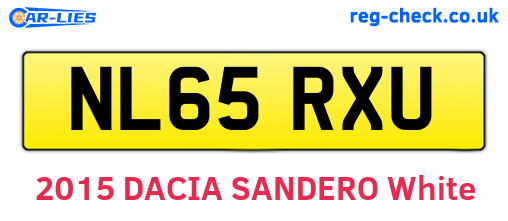 NL65RXU are the vehicle registration plates.