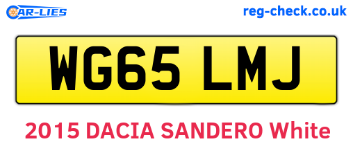 WG65LMJ are the vehicle registration plates.
