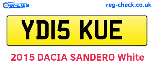 YD15KUE are the vehicle registration plates.