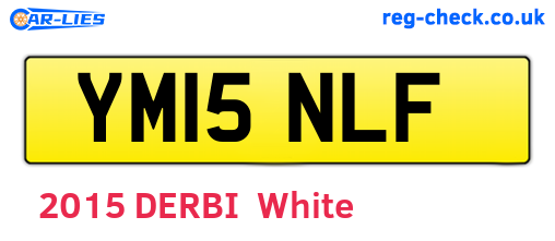 YM15NLF are the vehicle registration plates.