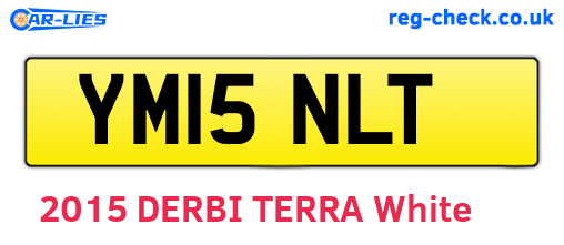 YM15NLT are the vehicle registration plates.