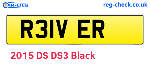 R31VER are the vehicle registration plates.