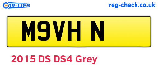 M9VHN are the vehicle registration plates.