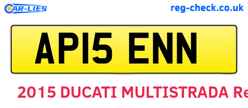 AP15ENN are the vehicle registration plates.