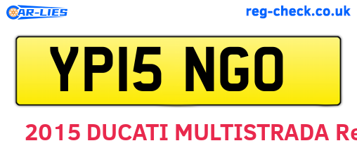 YP15NGO are the vehicle registration plates.