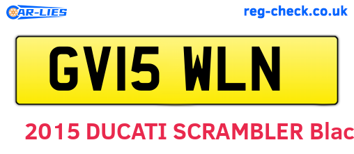 GV15WLN are the vehicle registration plates.