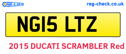 NG15LTZ are the vehicle registration plates.