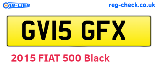 GV15GFX are the vehicle registration plates.