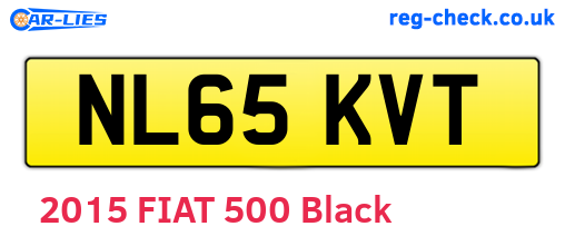 NL65KVT are the vehicle registration plates.