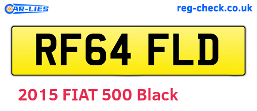 RF64FLD are the vehicle registration plates.