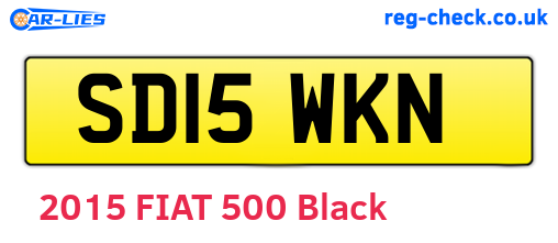 SD15WKN are the vehicle registration plates.