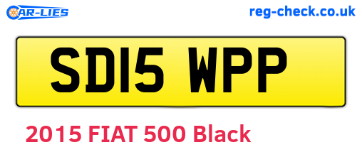 SD15WPP are the vehicle registration plates.
