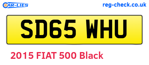 SD65WHU are the vehicle registration plates.