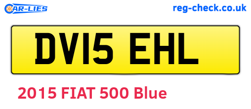 DV15EHL are the vehicle registration plates.