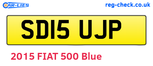 SD15UJP are the vehicle registration plates.