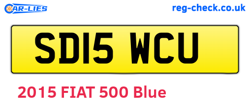 SD15WCU are the vehicle registration plates.