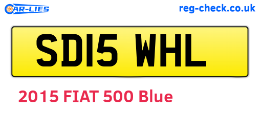 SD15WHL are the vehicle registration plates.