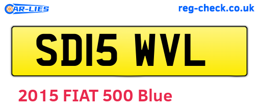 SD15WVL are the vehicle registration plates.