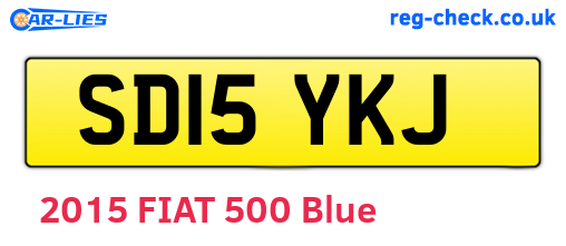 SD15YKJ are the vehicle registration plates.