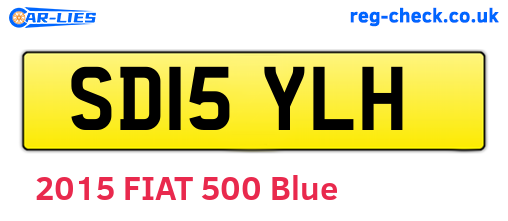 SD15YLH are the vehicle registration plates.